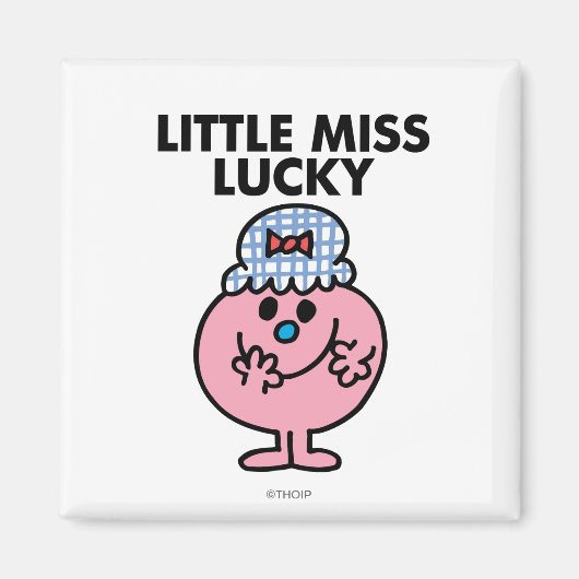 Kleine Miss Lucky versteckt ihren Mund Magnet (Vorne)