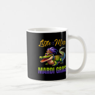 Kleine Miss Mardi Gras Alligator Mardigator Niedli Kaffeetasse