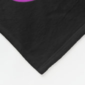 Kleine Miss Mardi Gras Jester Outfit Mädchen Kinde Fleecedecke (Ecke)