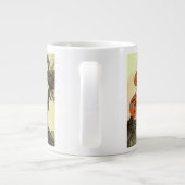 Kleine Miss Muffet & Spider, Vintage Muttergoose Jumbo-Tasse (Rückseite)