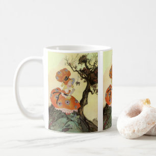 Kleine Miss Muffet & Spider, Vintage Muttergoose Kaffeetasse