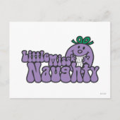Kleine Miss Naughty Hiding Postkarte (Vorderseite)