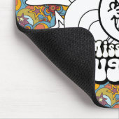 Kleine Miss Naughty mit feinem Hintergrund Mousepad (Ecke)