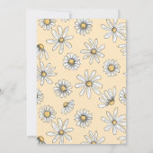 Kleine Miss ONEderful Daisy Birthday Einladung -Y (Rückseite)