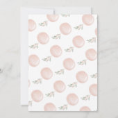 Kleine Miss ONEderful Girl 1. Geburtstag Einladung (Rückseite)