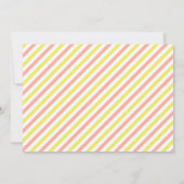 Kleine Miss ONEderful Girl 1. Geburtstag Einladung (Rückseite)