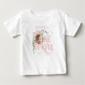 Kleine Miss Onederful, Pink, Baby Girl 1. Baby T-shirt (Vorderseite)