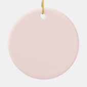 Kleine Miss ONEderful Pink Ballon Floral Geburtsta Keramik Ornament (Hinten)