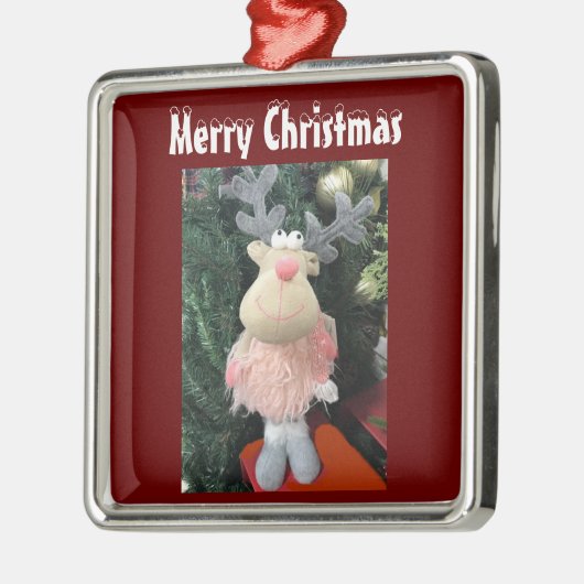 **KLEINE "MISS"-REINDEER** CHRISTMAS ORNANATION ORNAMENT AUS METALL (Links)