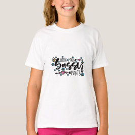 Kleine Miss Sassy Pants Girl's T - Shirt
