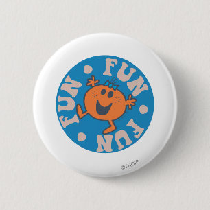 Kleine Miss Spaß Spaß Spaß Button