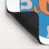 Kleine Miss Spaß Spaß Spaß Mousepad (Ecke)