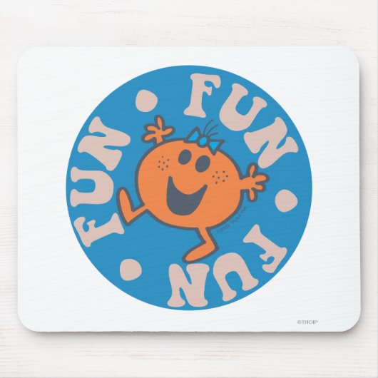 Kleine Miss Spaß Spaß Spaß Mousepad (Vorne)