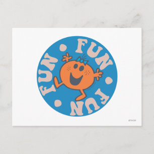 Kleine Miss Spaß Spaß Spaß Postkarte