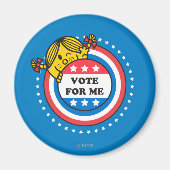 Kleine Miss Sunshine "Abstimmung für mich" Magnet (Vorne)