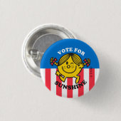 Kleine Miss Sunshine "Abstimmung für Sonnenschein" Button (Vorne & Hinten)