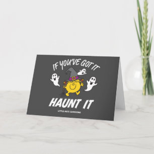 Kleine Miss Sunshine Haunt es Halloween Karte