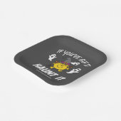 Kleine Miss Sunshine Haunt es Halloween Pappteller (Gewinkelt)