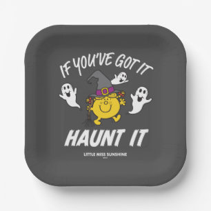 Kleine Miss Sunshine Haunt es Halloween Pappteller