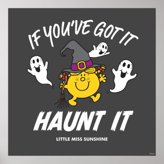 Kleine Miss Sunshine Haunt es Halloween Poster (Vorne)