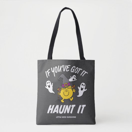 Kleine Miss Sunshine Haunt es Halloween Tasche (Vorderseite)