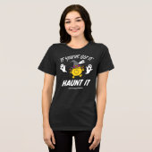 Kleine Miss Sunshine Haunt es Halloween Tri-Blend Shirt (Vorderseite voll)