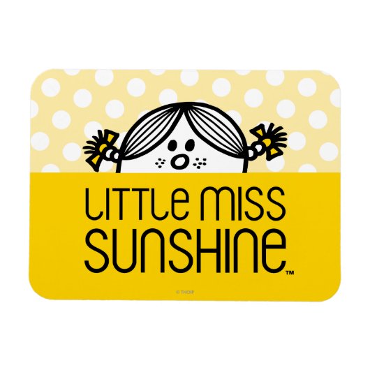Kleine Miss Sunshine Peeking Magnet (Horizontal)
