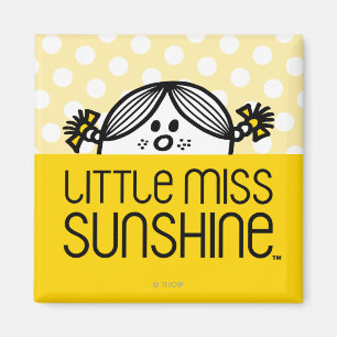Kleine Miss Sunshine Peeking Magnet