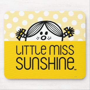 Kleine Miss Sunshine Peeking Mousepad