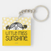 Kleine Miss Sunshine Peeking Schlüsselanhänger (Rückseite)