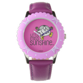 Kleine Miss Sunshine Spaziergang auf Name Graphic Armbanduhr