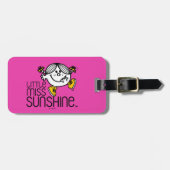Kleine Miss Sunshine Spaziergang auf Name Graphic Gepäckanhänger (Vorderseite horizontal)