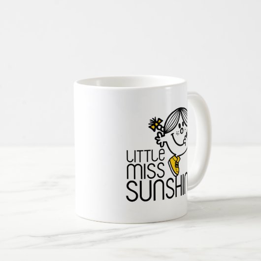 Kleine Miss Sunshine Spaziergang auf Name Graphic Kaffeetasse (VorderseiteRechts)
