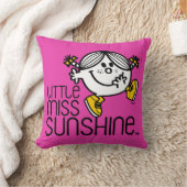 Kleine Miss Sunshine Spaziergang auf Name Graphic Kissen (Decke)