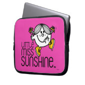 Kleine Miss Sunshine Spaziergang auf Name Graphic Laptopschutzhülle (Vorderseite Links)