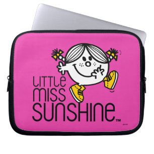 Kleine Miss Sunshine Spaziergang auf Name Graphic Laptopschutzhülle