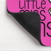 Kleine Miss Sunshine Spaziergang auf Name Graphic Mousepad (Ecke)