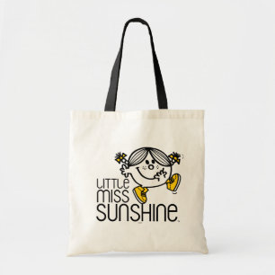 Kleine Miss Sunshine Spaziergang auf Name Graphic Tragetasche