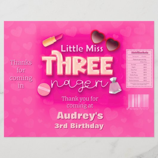 Kleine Miss Threenager - Mädchen, 3. Chip Beutel (Vorderseite)