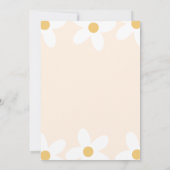 Kleine Miss Threenager Pink Daisy Geburtstag Einladung (Rückseite)