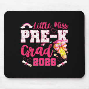 Kleine Miss Vorschulabsolventin 2026 Coquette Vors Mousepad