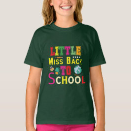 Kleine Miss zurück zur Schule T-Shirt