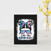 Kleine Miss zweite Klasse Mädchen zurück zur Schul Karte (Gelbe Blume)