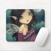 Kleine Mond Großaugen-Fee Fantasy-Kunst Mousepad (Mit Mouse)