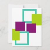 Kleine Monster-Alien-Kreaturen Dankeskarte (Rückseite)