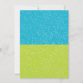 Kleine Monster-Baby-Dusche Einladungen (Rückseite)