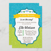 Kleine Monster-Baby-Dusche Einladungen (Vorne/Hinten)