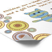 Kleine Monster Christlich Bibel Verse Poster (Ecke)