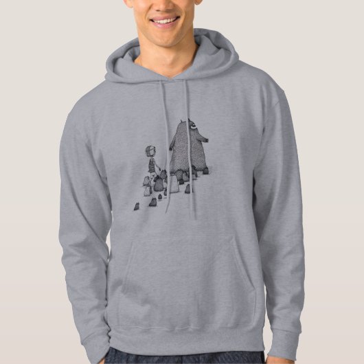 kleine Monster des Monsters Hoodie (Vorderseite)