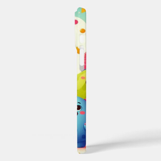 Kleine Monster-Design Case-Mate iPhone Hülle (Rückseite / Links)